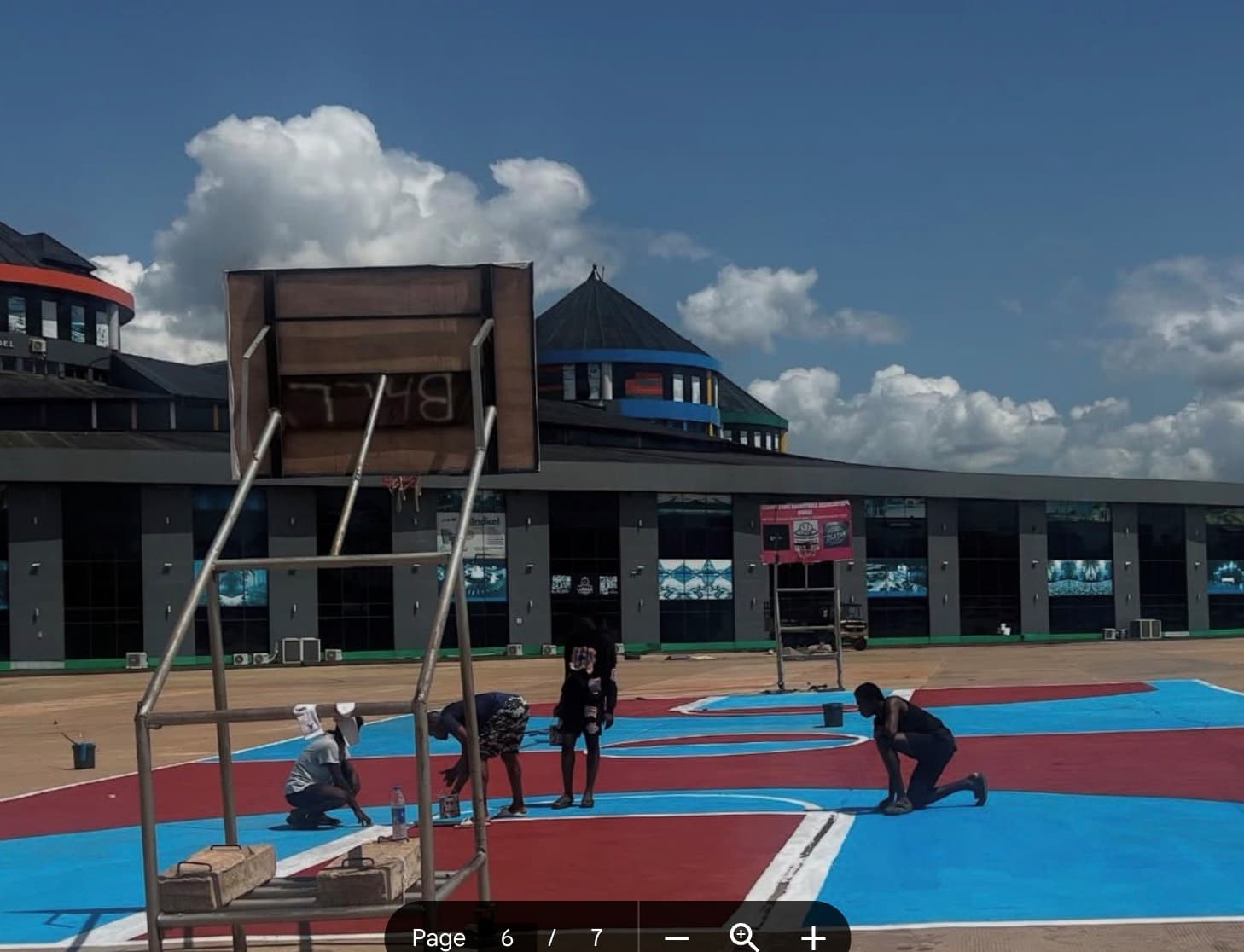 Court renovation project in progress — Ebonyi State, Nigeria